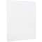 JAM Paper Strathmore Bright White 8.5" x 11" Cardstock, 50 Sheets